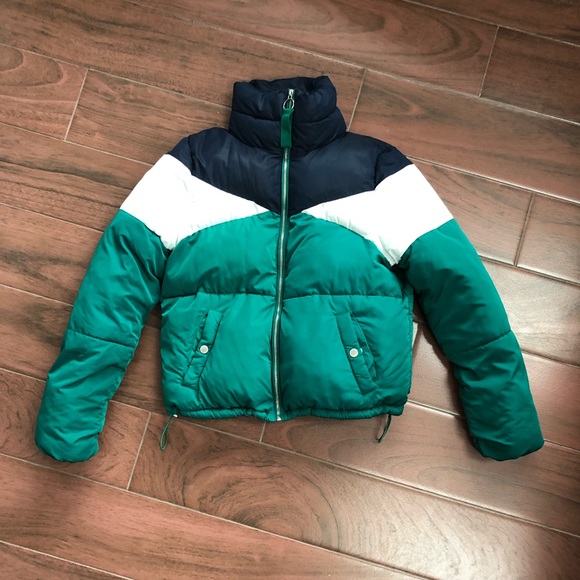 bershka flash padded jacket